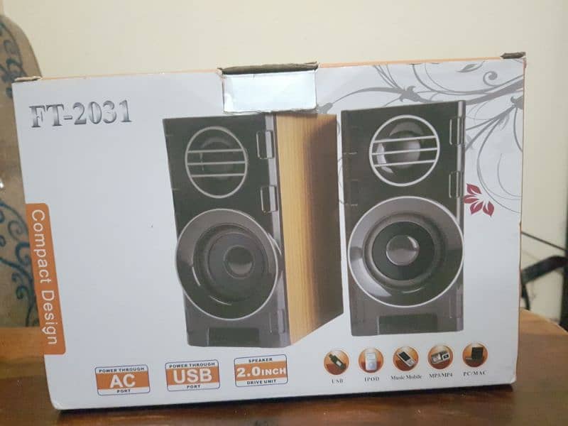 Ft-2301 Dual Speakers . High Sound Quality & Bass 0