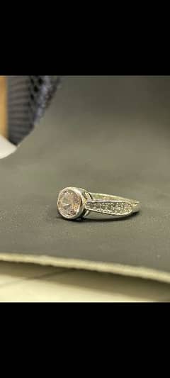 Female silver Italian Ring.