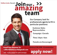 We are Hiring Call Center Representatives. . . For Canada Mobility 0