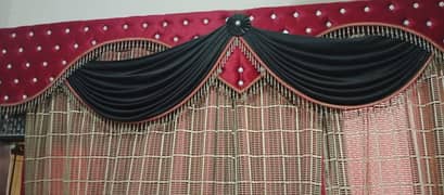 curtain with pelmit