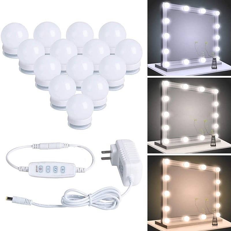 Vanity Mirror LED Bulbs | 10 Bulbs with 3 Modes | For Makeup 1