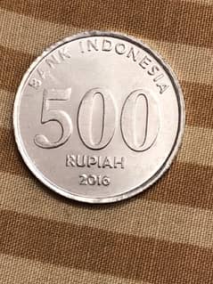 500 rupiyah of Indonesia 0