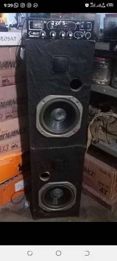 rs 5000  Taiwan dabel speaker with amplifier