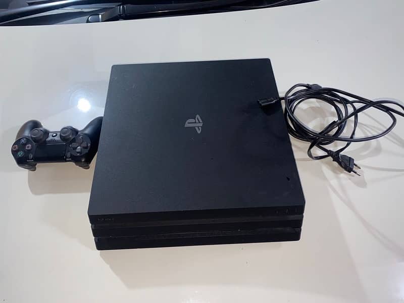 ps4 pro 1tb used black original 5