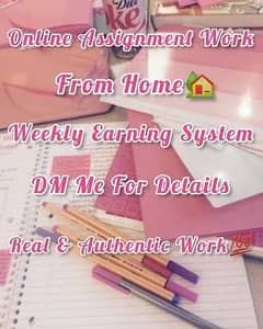 Online job available,Part time/full time/Data Entry/Typing/Assignment