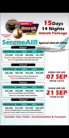 cheapest umrah packages air tickets and visas