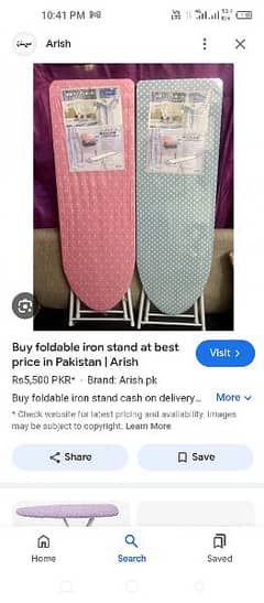 iron stand (foldable iron stand)