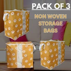 NON-WOVEN Stroage bags PACK OF 3 0