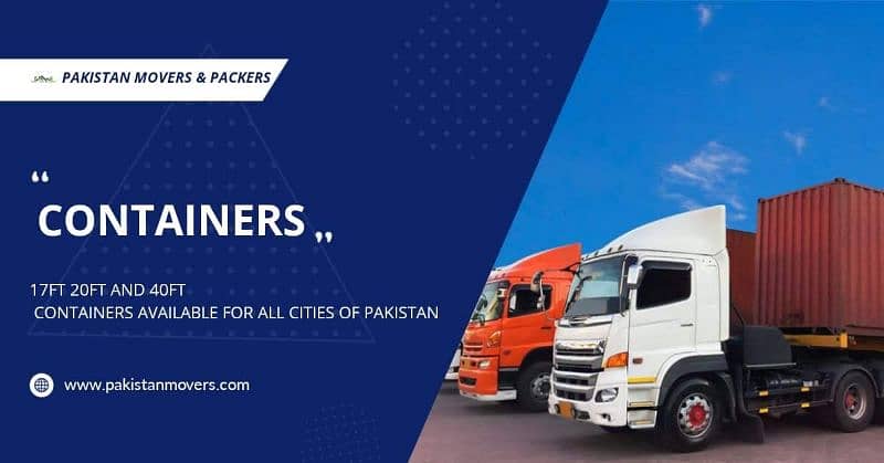 Truck rental Services in Karachi. Containers available for rental 3