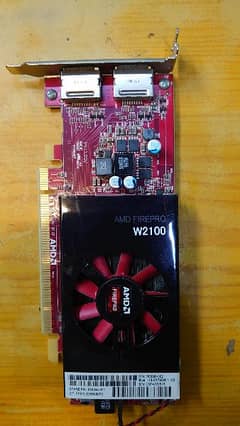 AMD FIREPRO W2100, 2GB, 128Bit, GDDR3 Good for Gaming And Work