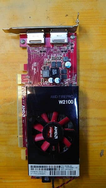 AMD FIREPRO W2100, 2GB, 128Bit, GDDR3 Good for Gaming And Work 0