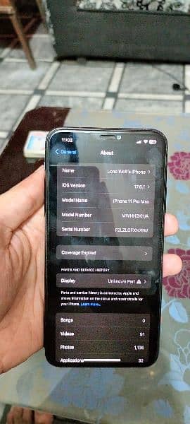 Iphone 11 Pro Max PTA 64 GB 4