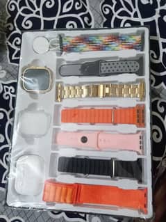 H20 Ultra Smartwatch 10 in 1 Ultra Smart Watch With ( 7 Straps . . .