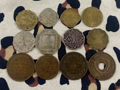 12 pcs of antique coins