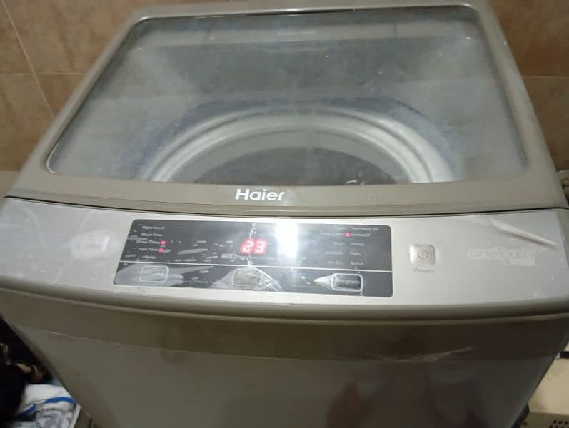 Haier fully automatic washing machine 8.5 kg 0