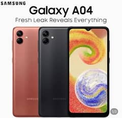 Home Delivery Samsung A04 - 32GB- 3GB RAM - ROM || Contact on Whatsp