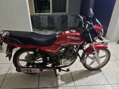 Suzuki GD110 Red colour Reg LAHORE