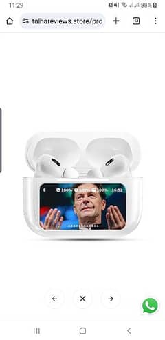 A9 Pro Airpods with LED Screen