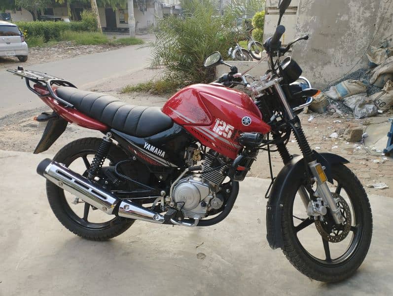 yamaha ybr g red 2024 3