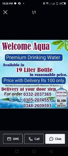 Mineral Water Bottles Free Delivery