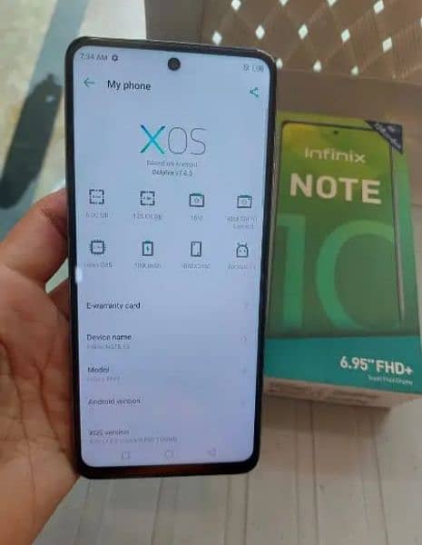 infinix note 10 full box urgent sale 4