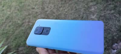 Redmi Note 9 Sky Blue Colour With Box Ram 4+2 Rom 128