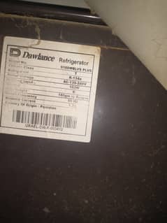 Dawlance refrigerator for urgent sell