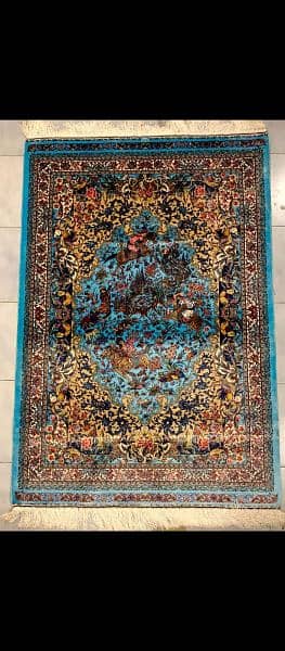 Persian Silk Rugs | Hunting Rugs | Carpets | Wall-hanging Rugs |Qaleen 1