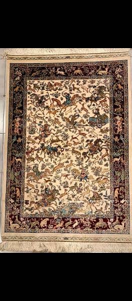 Persian Silk Rugs | Hunting Rugs | Carpets | Wall-hanging Rugs |Qaleen 3