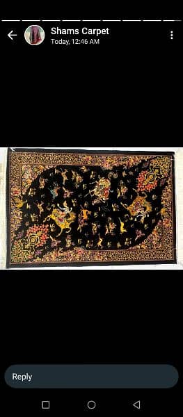 Persian Silk Rugs | Hunting Rugs | Carpets | Wall-hanging Rugs |Qaleen 6