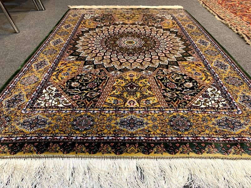 Persian Silk Rugs | Hunting Rugs | Carpets | Wall-hanging Rugs |Qaleen 8