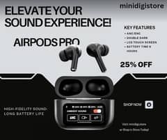 All New A9 airpods touch LCD in Black