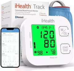 iHealth Track Smart Upper Arm Blood Pressure Monitor with