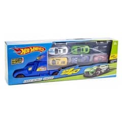 Hot Wheels New Top Truck with Metal Cars Set and Slides