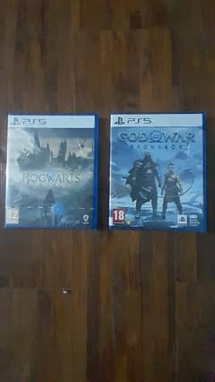 God of war ragnarok and hogwards legacy ps5 games for sale