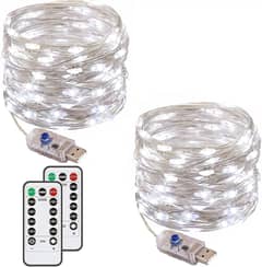 Led Fairy Lights, 13M/40ft Fairy Lights 8 Modes Remote Control Timer