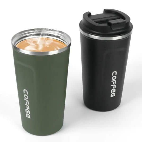 STAINLESS STEEL TEA AND COFFEE Mug 380ml. Free Shipping and cash on dl 1