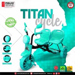 Titan Double Seat Tricycle