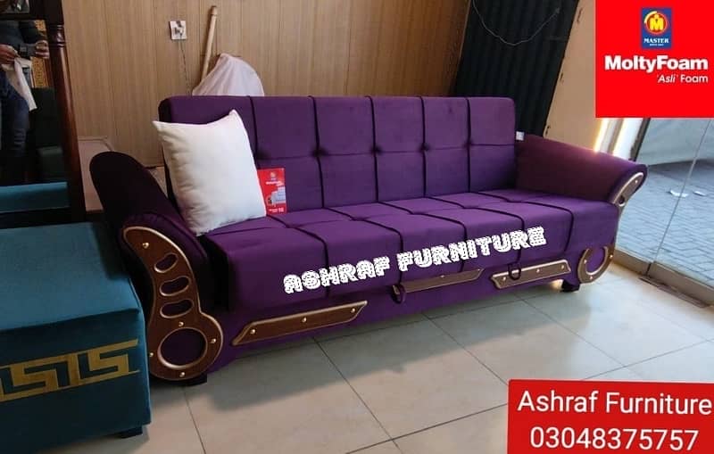 Double bed/Sofa cum bed/Double cumbed/Sofa/L Shape/Combed/Centre table 17