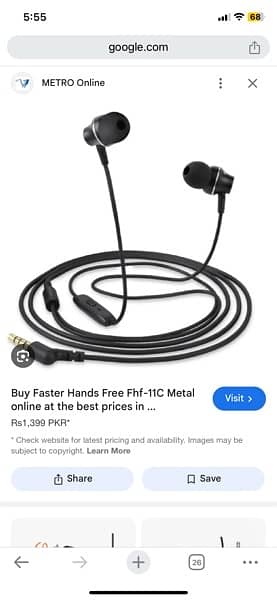 Faster Original High Quality Metal Earphones FHF-11C Original 2