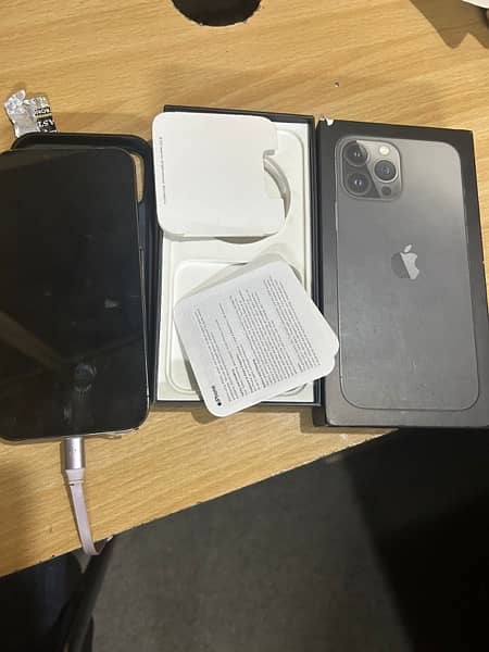 AppLe IPHONE 13 PRO MAX 256 GB WITH BOX JV price 1.2 3