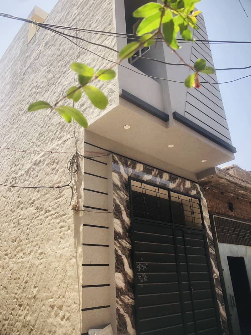 2 Marla Brand New Solid Construction House On Gulshan Park Road Near Gatta Factory 0