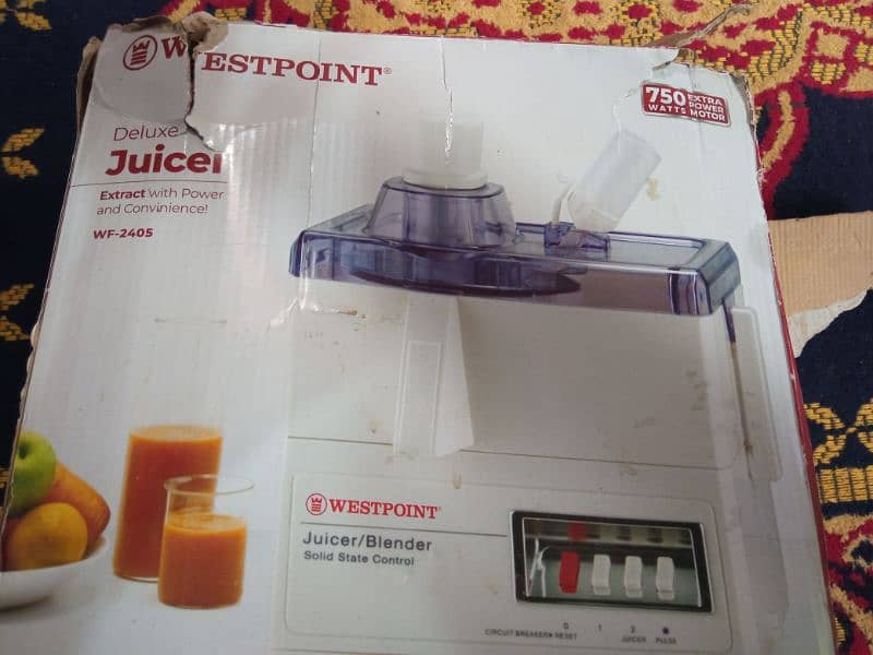 Juicer machine westpoint WF-2405 original  10/10 4