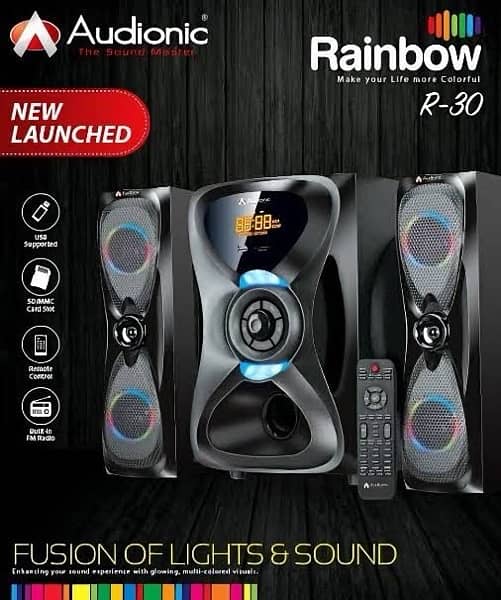 Original Audionic R-30 High Bass Full Sound System 0