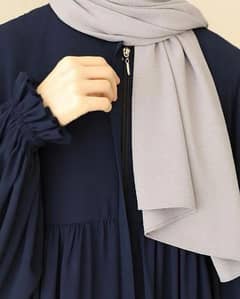 Georgette plain maxi Abaya With Stoler [Cash On Dilvery]