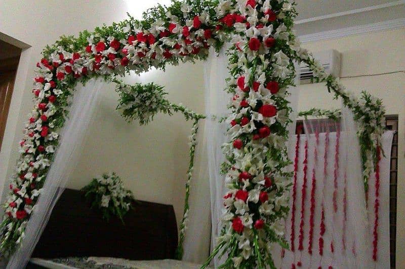 we decore whole wedding events with fresh and artificial flowers 4