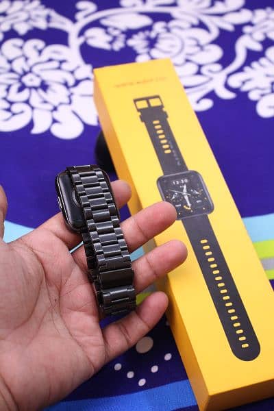 Original Realme watch 2 pro with stainless strap 4