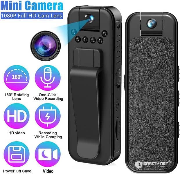 Mini WiFi Pocket Camera Full HD Video Audio Recorder Motion Detection 0