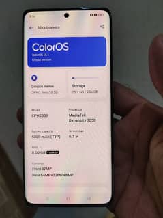 Oppo Reno 10 Non PTA 8+8 16gb/256gb