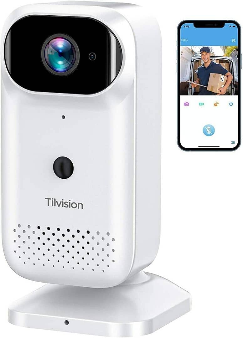 Tilvision Wireless HC-001 Security Camera,IP65 Waterproof Rechargeable 0